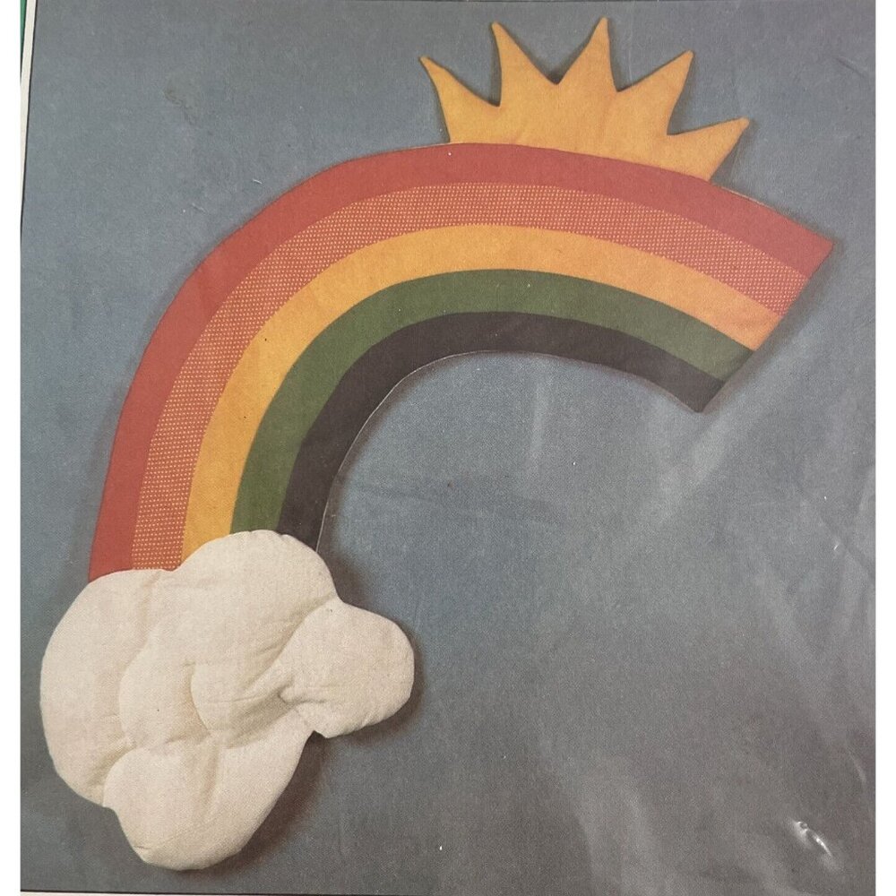vtg 1982 GREENBRIER RAINBOW WALL HANGING SEWING PATTERN PRIDE 1980s GIRLS